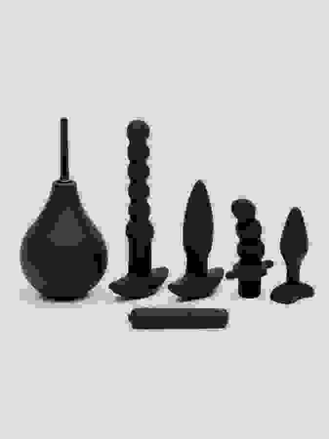 Lovehoney Bumper Booty Bundle Anal Sex Toy Kit (6 Piece), Black, hi-res